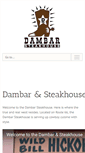 Mobile Screenshot of dambarsteakhouse.com